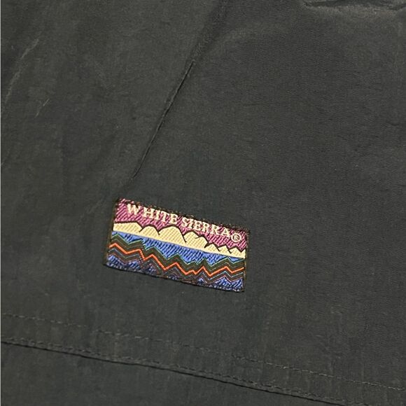 Vintage White Sierra Blue Windbreaker Bomber Fleece Jacket Sz 2XL XXL - Picture 8 of 9